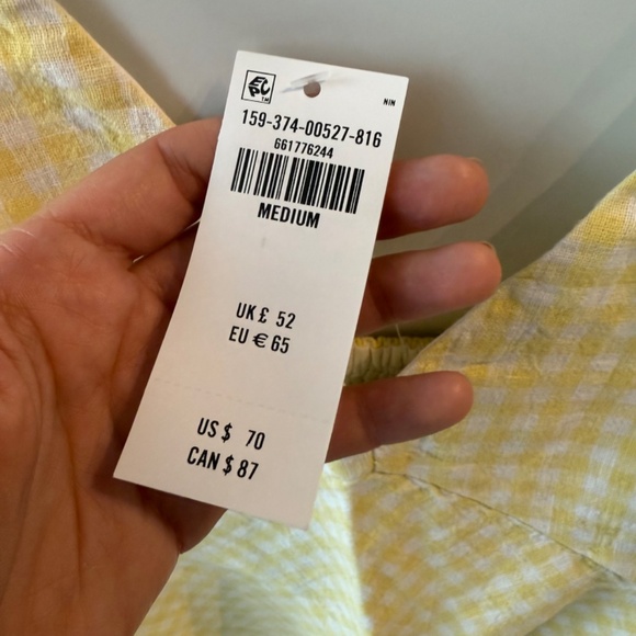 V-Neck Linen Mini Dress - Picture 6 of 9